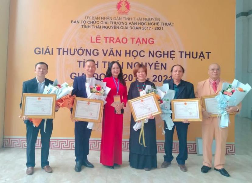 05 nhà giáo nhận giải thưởng Văn học nghệ thuật tỉnh Thái Nguyên giai đoạn 2017 – 2021