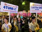 HSSV trường CĐ VHNT Việt Bắc tham gia chương trình nghệ thuật đường phố nhân dịp kỷ niệm 60 năm thành lập Thành phố Thái Nguyên