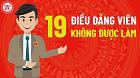 Quy định về những điều đảng viên không được làm