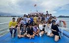 Khoa Nghiệp vụ Văn hóa và Du lịch tổ chức cho học sinh đi thực hành thực tế tại Quảng Ninh