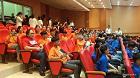 HSSV trường CĐ VHNT Việt Bắc tham dự chương trình nghệ thuật Kỷ niệm 130 năm ngày sinh chủ tịch Hồ Chí Minh tại Thái Nguyên