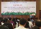 Tập huấn công tác tổ chức cán bộ kế hoạch tài chính và cải cách hành chính năm 2019