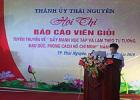 Trường CĐ VHNT Việt Bắc tham gia Hội thi Báo cáo viên giỏi năm 2019