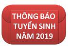Thông báo tuyển sinh năm 2019