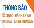 Thông báo về việc xét đềnghị khen thưởng của Nhà nước cho tập thể và cá nhân năm 2018