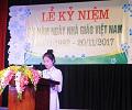 Trường CĐ VHNT Việt Bắc tổ chức mít tinh chào mừng ngày Nhà giáo Việt Nam 20-11