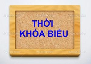 THỜI KHÓA BIỂU HK2 – NĂM HỌC 2016 – 2017 – KHOA MỸ THUẬT