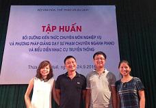 TẬP HUẤN BỒI DƯỠNG KIẾN THỨC CHUYÊN NGÀNH PIANO VÀ BIỂU DIỄN NHẠC CỤ TRUYỀN THỐNG