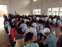 LỄ CHÀO CỜ ĐẦU NĂM HỌC 2016 – 2017 TẠI TRƯỜNG CAO ĐẲNG VHNT VIỆT BẮC