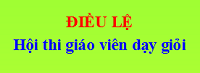 ĐIỀU LỆ HỘI THI GIÁO VIÊN DẠY GIỎICẤP CƠ SỞ 2015