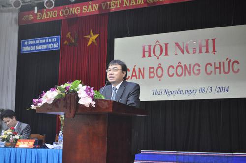 HỘI NGHỊ CÁN BỘ CÔNG CHỨC 2014 TRƯỜNG CĐ VHNT VIỆT BẮC THÀNH CÔNG TỐT ĐẸP