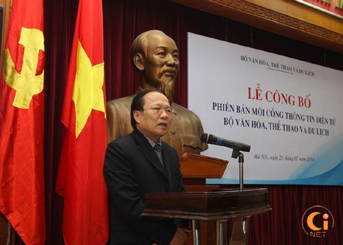 RA MẮT PHIÊN BẢN MỚI CỔNG THÔNG TIN ĐIỆN TỬ BỘ VĂN HÓA – THỂ THAO, DU LỊCH
