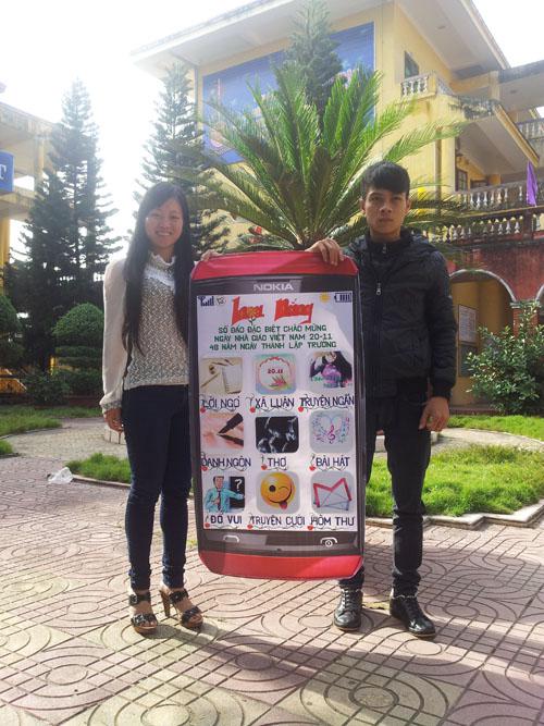 KHOA QUẢN LÝ VĂN HÓA- TREO BÁO TƯỜNG CHÀO MỪNG NGÀY NHÀ GIÁO VIỆT NAM 201/11