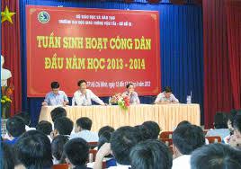 “ TUẦN SINH HOẠT CÔNG DÂN”NĂM HỌC 2013 – 2014 TRƯỜNG CĐ VHNT VIỆT BẮC