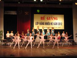 MỞ CÁC LỚP BỒI DƯỠNG NĂNG KHIẾU VÀO MÙA HÈ 2013