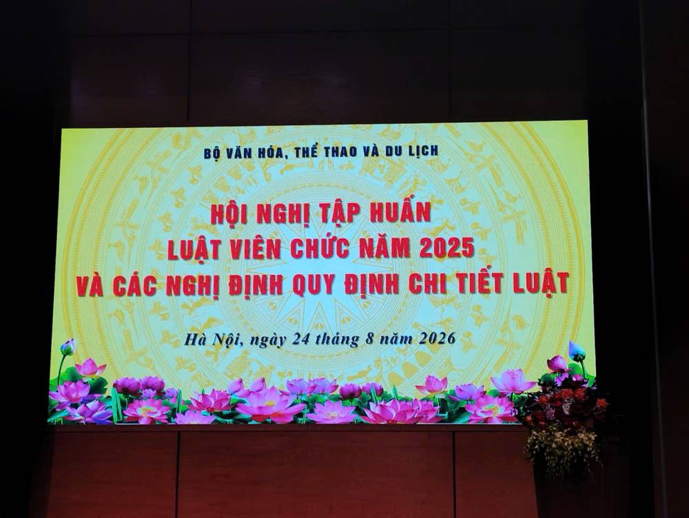 Trường Cao đẳng Văn hóa Nghệ thuật Việt Bắc tham dự Hội nghị tập huấn Luật Viên chức năm 2025 và các Nghị định quy định chi tiết Luật