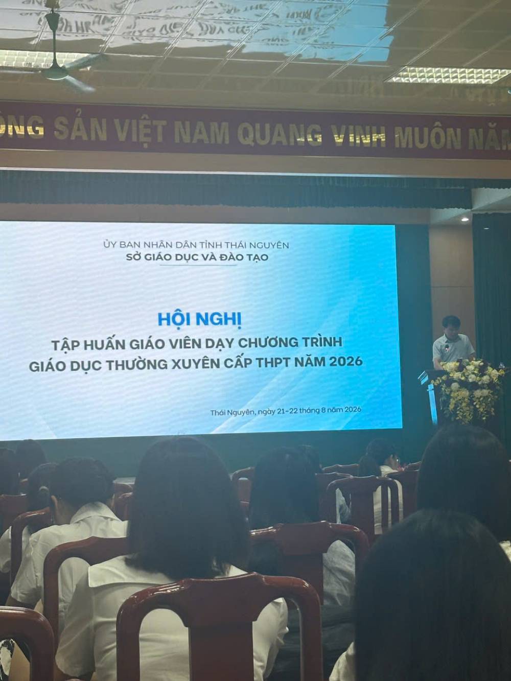 Trường Cao đẳng Văn hóa NGhệ thuật Việt Bắc tham dự tập huấn chương trình GDTX cấp THPT n 2026
