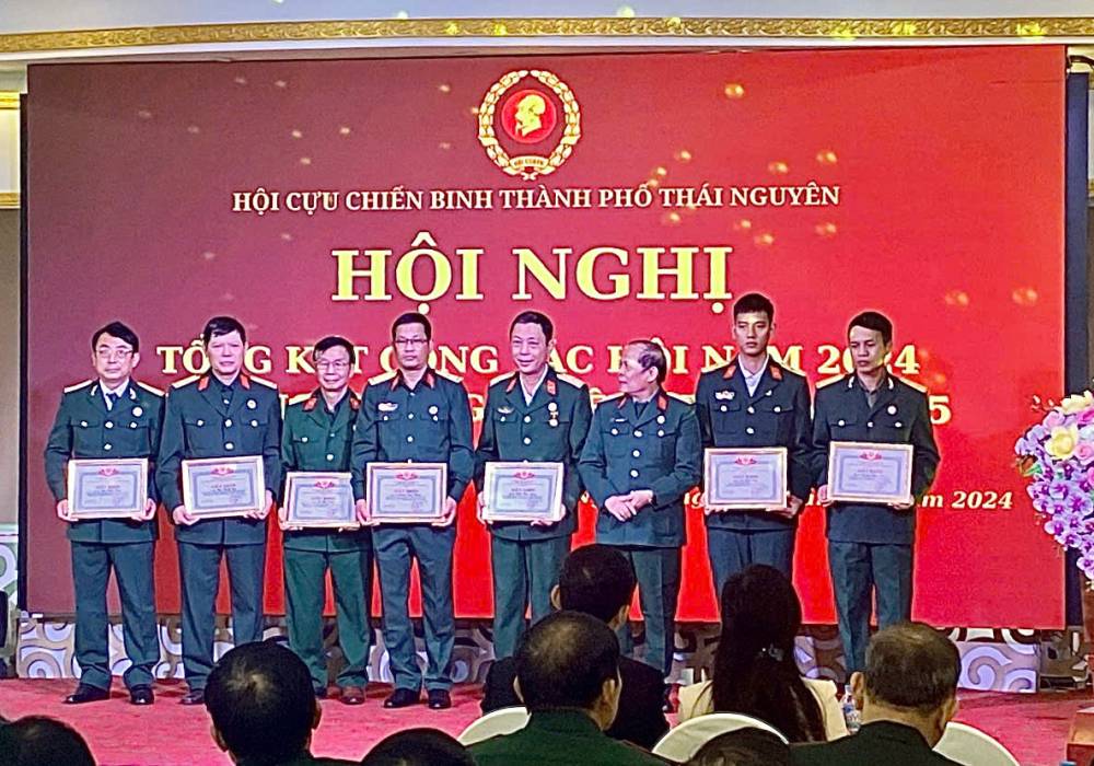 Tổng kết công tác hội cựu chiến binh TP Thái Nguyên năm 2024