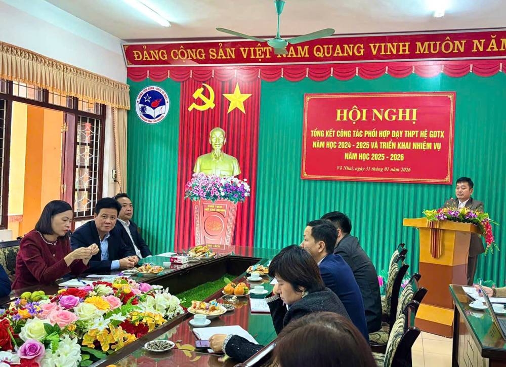 Nâng cao hiệu quả phối hợp dạy học THPT hệ GDTX: Tổng kết năm học 2024–2025 và triển khai nhiệm vụ năm học mới