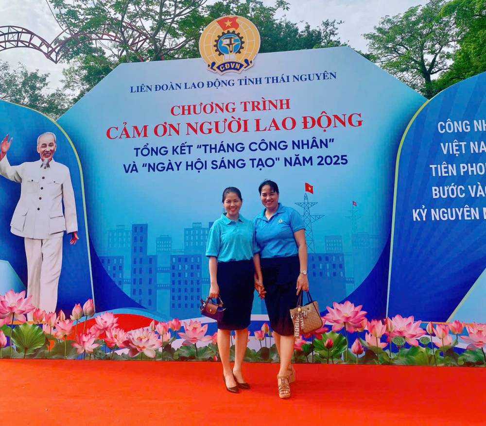 Trường CĐ VHNT Việt Bắc tham dự hội nghị Cảm ơn người lao động và Tổng kết Tháng Công nhân và Ngày hội sáng tạo năm 2025