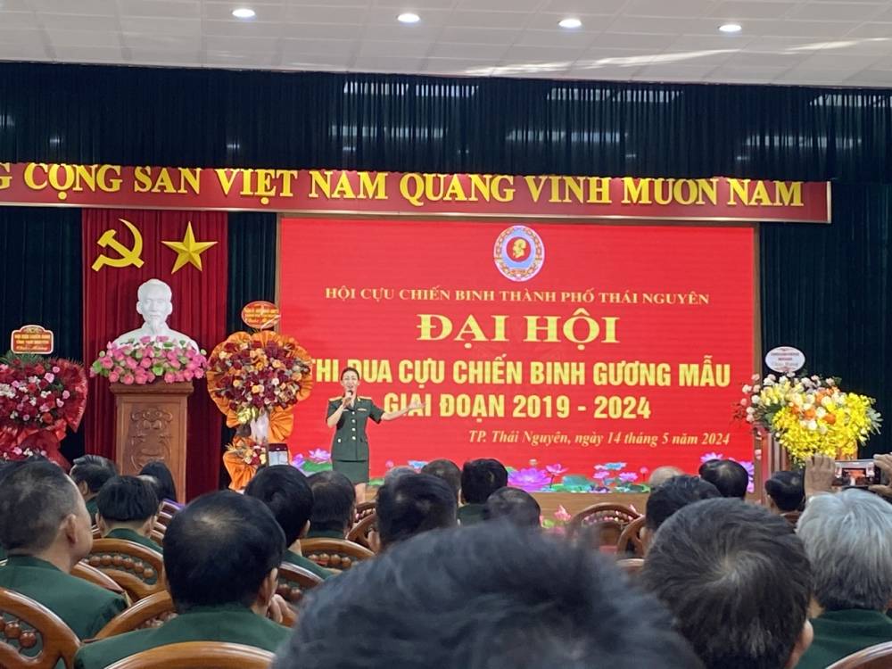 Đại hội thi đua “CCB gương mẫu” Hội CCB thành phố Thái Nguyên giai đoạn 2019 – 2024